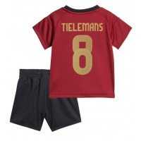 Belgien Youri Tielemans #8 Fußballbekleidung Heimtrikot Kinder EM 2024 Kurzarm (+ kurze hosen)